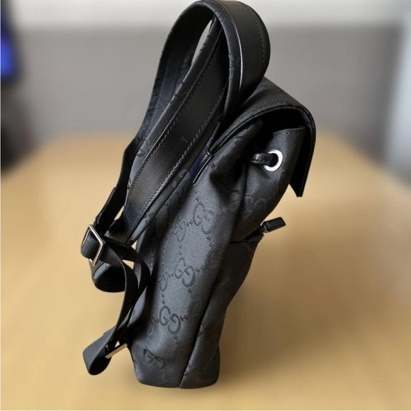 Gucci Charcoal Monogram Backpack - Picture 4 of 16